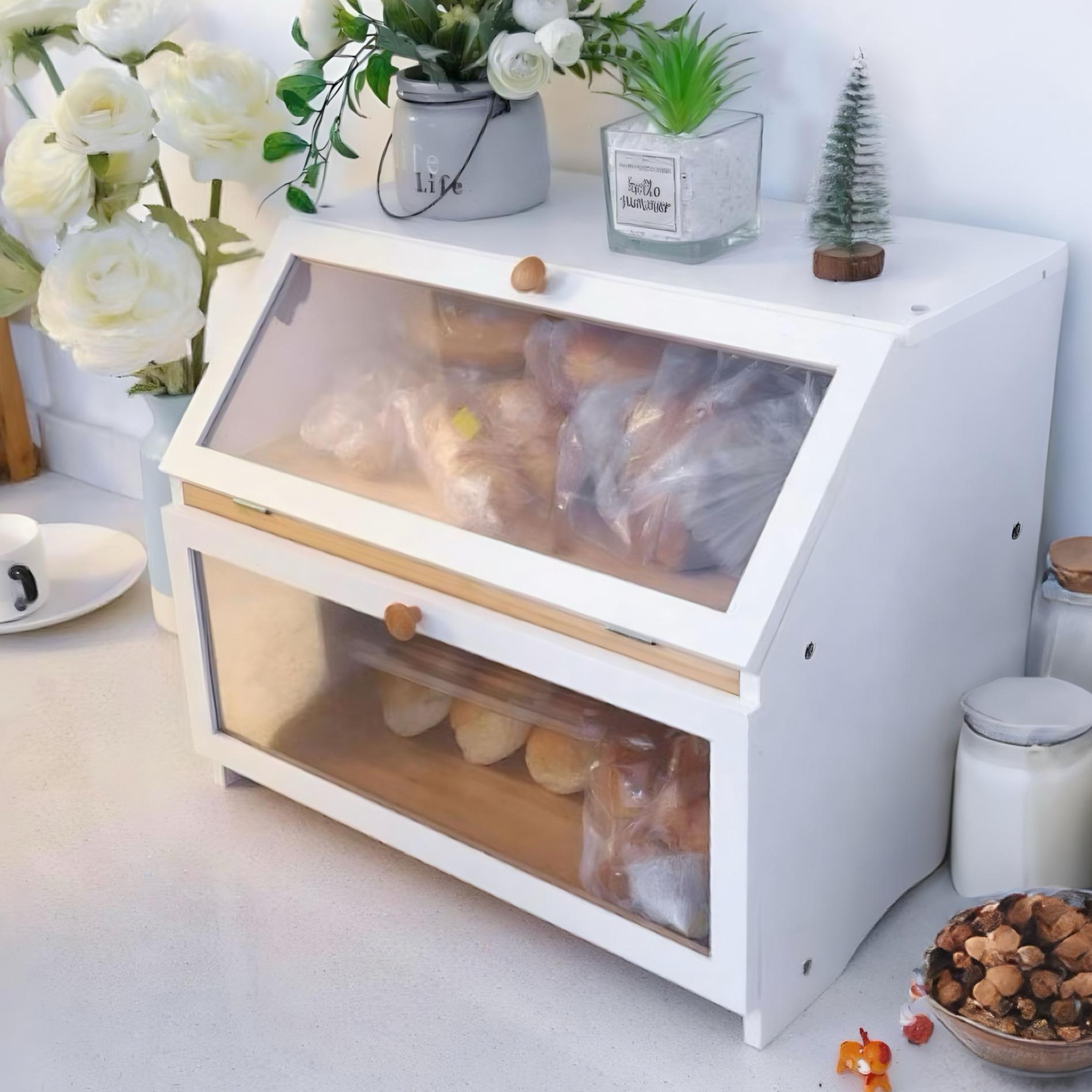 Kitchen Appliances Organizer - HOMEKOKO 주방 조리대용 이중 레이어 빵