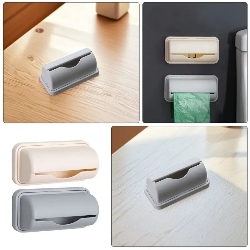 Kitchen Appliances Organizer - 1/2/3/4개 벽걸이형 쓰레기봉투 디스펜서 주방 필수품