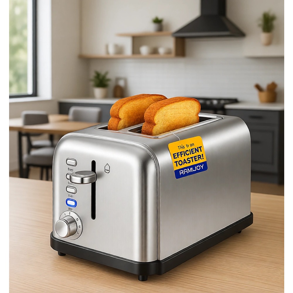 Toaster 4 Slice - 초대형 슬롯 2슬라이스 토스터 7단계 색상조절