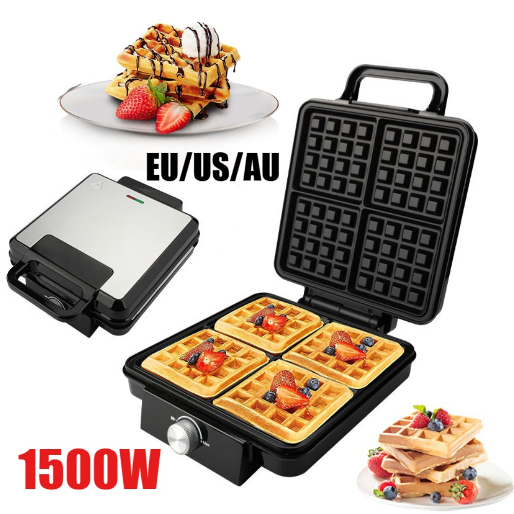 Kitchen Appliances For.Xmas - 4구 벨기에 와플 메이커 대형 주방