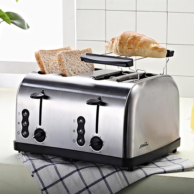 4슬라이스 전기 토스터 및 그릴 빵 토스터 가정용 대형 - Toaster 4 Slice 리뷰 및 가격