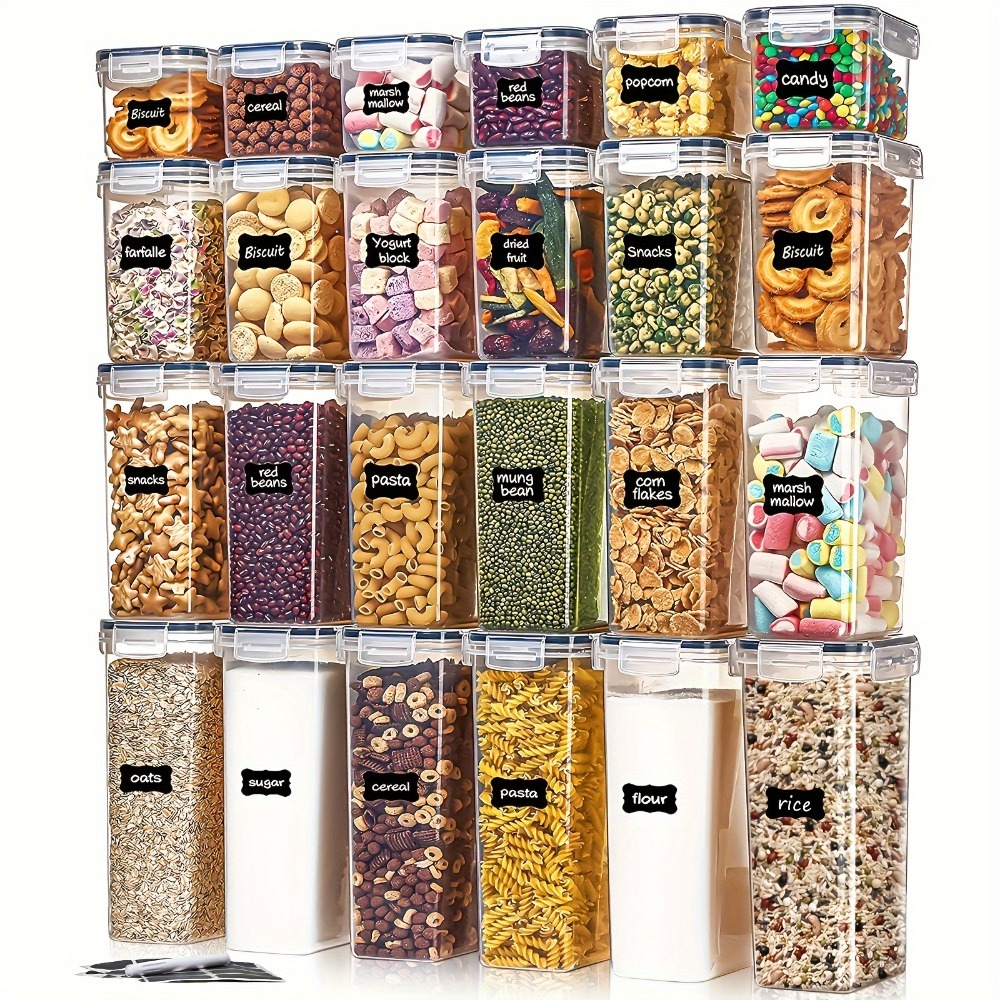 밀폐용기 24피스 세트 용기 12개 뚜껑 12개 반찬통 - Kitchen Appliances Organizer 리뷰 및 가격