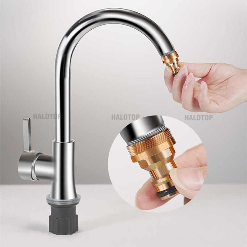 범용 황동 탭 주방 어댑터, 수도꼭지 커넥터 믹서 호스 - Kitchen Appliances Design 리뷰 및 가격
