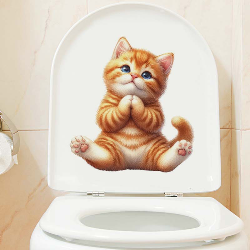 탈부착 가능한 요가 고양이 벽 스티커, 홈 데코 스티커 - Kitchen Appliances Design 리뷰 및 가격