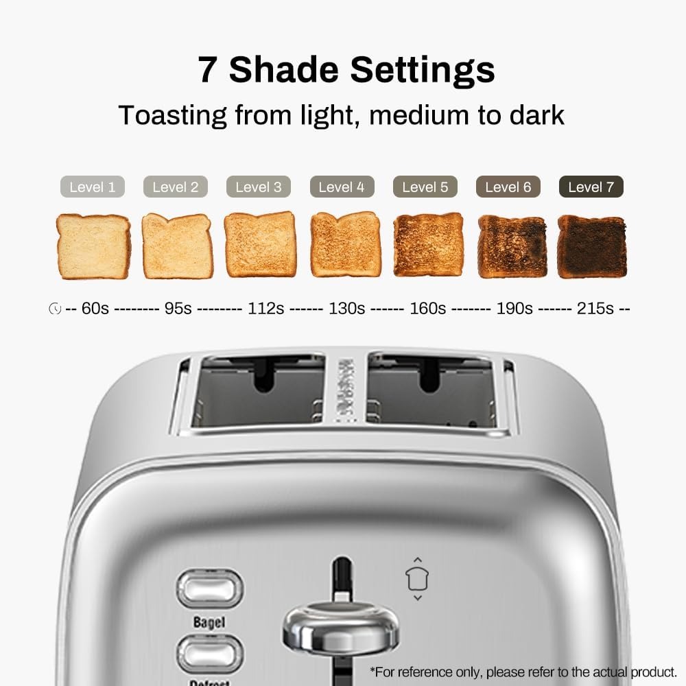 초대형 슬롯 2슬라이스 토스터 7단계 색상조절 4가지  - Toaster 4 Slice 리뷰 및 가격