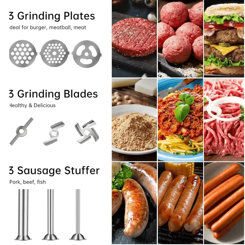 전기 고기 분쇄기 가정용 저소음 식품 가공기 야채 다지 - Kitchen Appliances Lowes 리뷰 및 가격